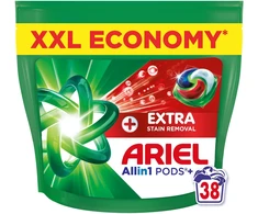 Ariel kapsulės Extra Clean 38 vnt.