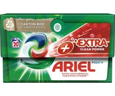 Skalbimo kapsulės Ariel Extra Clean, 20vnt