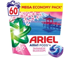 Ariel Lenor skalbimo kapsulės JAPANESE BLOSSOM, 60 vnt.
