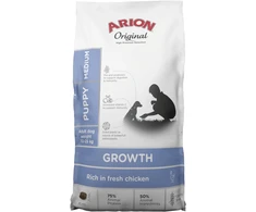 AIN ARION Original Puppy Medium Growth vištiena – sausas Maistas šunims – 12kg