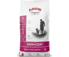 AIN ARION Original Skin & Coat Large lašiša – sausas Maistas šunims – 12kg