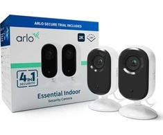 ARLO ESSENTIAL 2 2K vidaus kameros, 2 vnt. pakuotėje (43 vnt.)