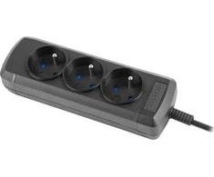 ARMAC ARC3/0.6/CZ/IEC Armac Power Strip ARC3 lizdas UPS sistemai - 3x IEC, Juodas