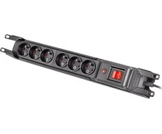ARMAC Multi M6 Apsaugos nuo viršįtampių stovas 19 colių 6x IEC 3m juodas