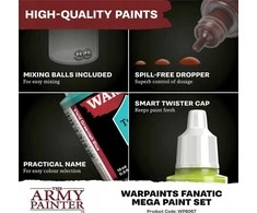 Army Painter The Army Painter: Warpaints - Fanatic - Labiausiai ieškomas dažų rinkinys
