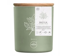 Aroma Home Basil Scented Candle, 150 g