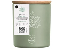 Aroma Home Basil Scented Candle, 150 g