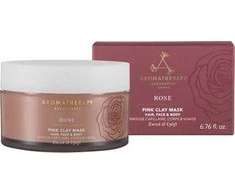 Aromatherapy Associates, rožių, eterinių aliejų, šalina nešvarumus, molio kaukė, 200 ml