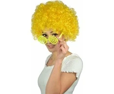Arpex Afro perukas XXL geltonas