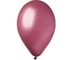 Arpex Pastel balionai tamsiai raudoni 33cm 50vnt