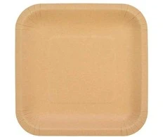 Arpex Kraft popieriaus lėkštės 18 cm 144 vnt.