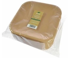 Arpex Kraft popieriaus lėkštės 23 cm 144 vnt.