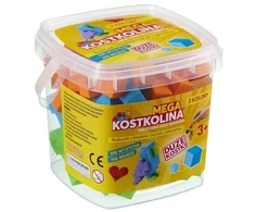 ARTANDPLAY Mega konstruktoriaus kaladėlės oranžinės 3v su kibirėliu 31546