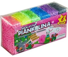ARTANDPLAY Glitter modeliavimo putos 6 spalvos Piankolina 10001606 ART AND PLAY