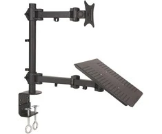 Laikiklis ART RAMM L-23 Holder L-23 Universal for monitorius LCD/LED juodas 13-27+notebook desk moutin