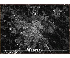 Art-Map Dekoratyvinis plakatas - Vroclavas