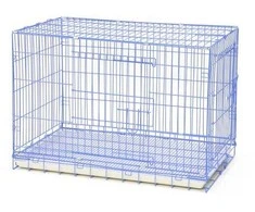 Art Met Ronny 100, graužikų/triušių narvas, šviesiai mėlynas, 100x54,5x45 cm
