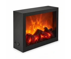 Art-Pol Dekoratyvus LED židinys, metalinis, 10 x 29 x 23 cm