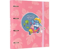 Disney Stitch – A4 segtuvas (4 žiedai, elastinė juosta)