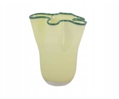 Art-Pol RUFFLES stiklinė vaza, 22 cm