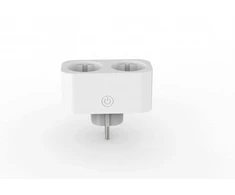 Art Smart Adapteris Lizdas 230V WIFI baltas dvigubas (SH-GW2W)