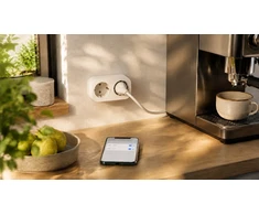 Art Smart Adapteris Lizdas 230V WIFI baltas dvigubas (SH-GW2W)