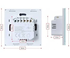 Art SMART WIFI LIGHT SWITCH vienas baltas ART oem