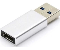 Adapteris USB A 3.0 to USB C ART C12 OTG juodas
