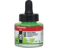 Artequipment Amsterdam Acrylic Ink Bottle Reflex Žalias 672