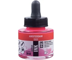 Artequipment Amsterdam Acrylic Ink Bottle Reflex Rose 384