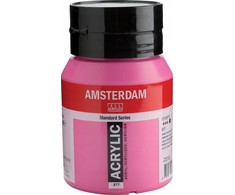 Akrilinė dažai - Amsterdamas - 500ml - Raudonasis Violetas - Atsparumas šviesai - Ilgaamžis