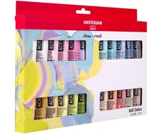 Artequipment Amsterdam Standard Series acrylic paint soft colors set | 24 x