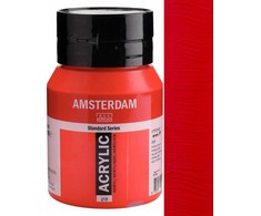 Akrilinė dažai - ROYAL TALENS - AMSTERDAM - Karmininė raudona - 500ml - Mišinys