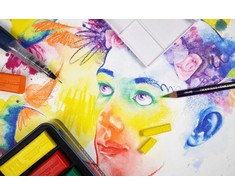 Artequipment Derwent XL Inktense Blocks 12 stk tin