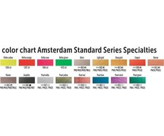Artequipment Farba akrylowa TALENS AMSTERDAM SPECIALTIES 120ml 819 PEARL Raudonas uniw