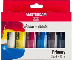 Artequipment TALENS AMSTERDAM Rinkinys 6X20ML PRIMARY COLORS uniw