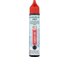 Artequipment TALENS GLASS LINER 28ml. ELEGANTIŠKA JUODA – UNIVERSALUS KONTŪRAS