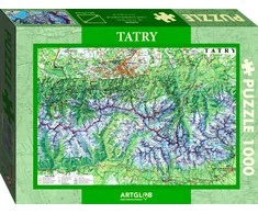 Artglob Dėlionė 1000 vnt. - Tatrų žemėlapis