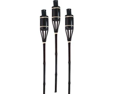 Articasa Bambuko fakelai 60 cm, 3 vnt juodi