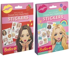 Artist Ccg Mz Import CCG „Besties“ deimantiniai lipdukai, 12 vnt. 140048 48168