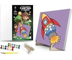 Artist Paveikslų tapyba skaičiais ant rėmo „Raketa, kosmosas“