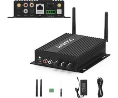 Arylic SA100 Multiroon Streamer su stiprintuvu