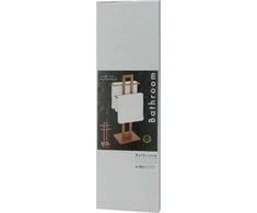 Asj Commerce Elegant Bamboo Rankšluostis Rack for 2 Towels