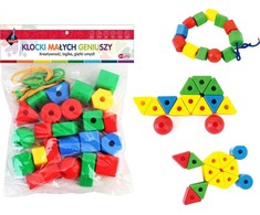 Askato Little Genius Blocks – dideli karoliukai
