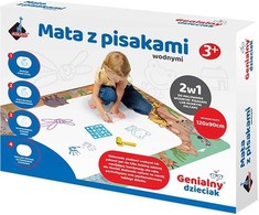 Askato DIDELIS KILIMAS PIŠYTI VANDENS PAGRINDINIAIS RAŠIKLIAIS 120 X 90 CM STAMBŲ ŠABLONAI XXL