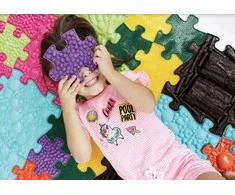 Dėlionė Askato Mata Sensoryczna Ortopedyczna Rinkinys 8w1 Medium 8 Puzzli Sensoryka Muffik / Mfk-020-01