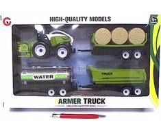 Askato Mz Import *****Traktor su przyczepami komplektas 9972-60B 03910
