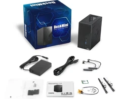 ASRock Barebone Deskmini B860 HDMI/DP/TB4 juodas DDR5