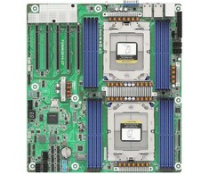 ASRock pagrindinė plokštė TURIN2D24G-2L+/500W patentuotas dvigubas lizdas SP5 viengubas