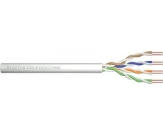 Assmann Electronic DIGITUS Montavimo kabelis cat.5e U/UTP Dca kietas laidas AWG 24/1 LSOH 500m pilkas ritė